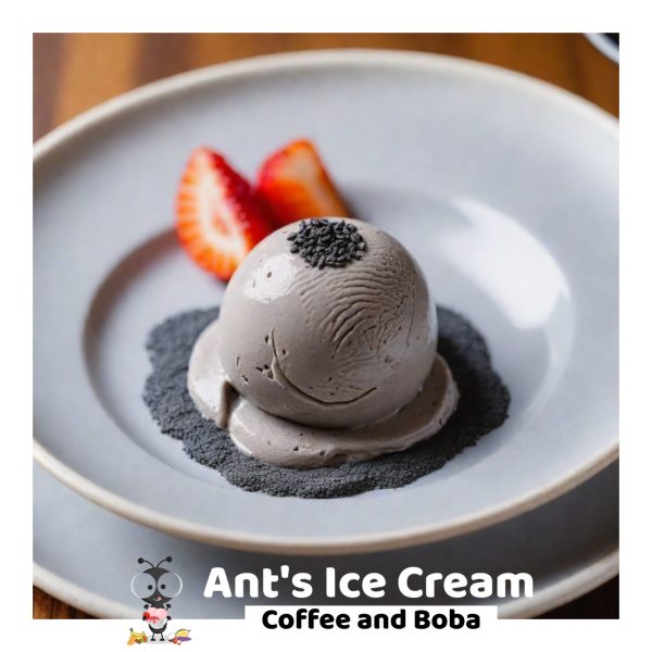 Black Sesame Ice Cream