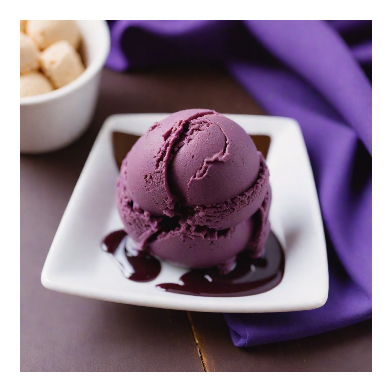 Ube Ice Cream Generated