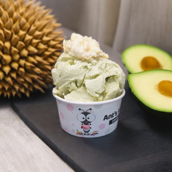 Avocado Durian Ice Cream Antsicecream